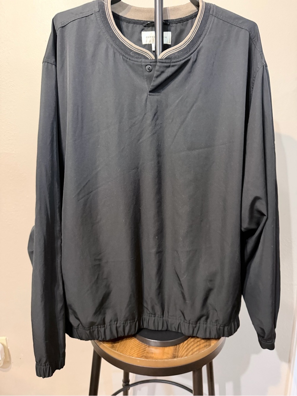 Cutter & Buck Black Pullover Windbreaker